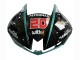 Carénage Moto Honda CBR600RR 2013-2023 - Bleu Sarcelle Noir Brillant Petronas 20