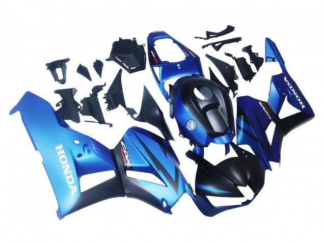 Carénages Moto Honda CBR600RR 2013-2026 - Bleu Noir Mat Courses