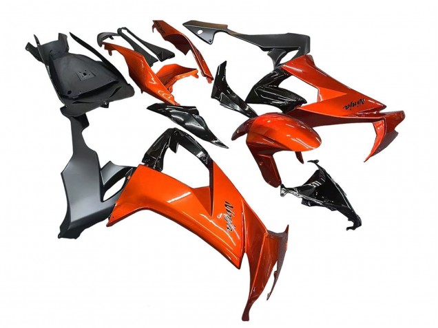 Carénages Moto Kawasaki ZX10R 2008-2010 - Burnt Orange Noir