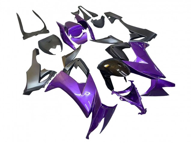 Carénages Moto Kawasaki ZX10R 2008-2010 - Violet Noir