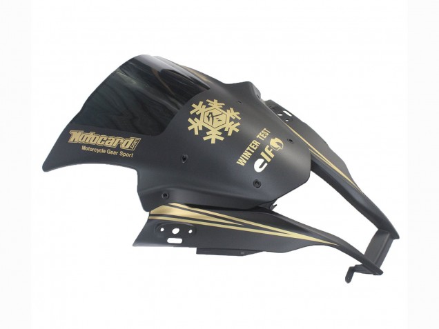 Carénages Moto Kawasaki ZX10R 2011-2015 - Noir Mat Or Neige Elf