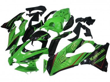 Carénages Moto Kawasaki ZX10R 2021-2025 - Vert Noir Brillant