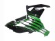 Carénages Moto Kawasaki ZX14R ZZR1400 2012-2024 - Vert Noir Brillant Bande