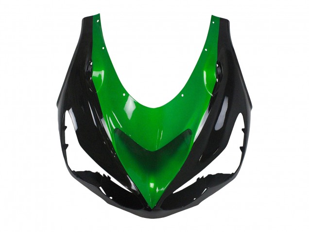 Kits Carénage Moto Kawasaki ZX14R ZZR1400 2012-2024 - Vert Noir Brillant