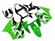 Carénages Moto Kawasaki ZX6R 2000-2002 - Vert Blanc Noir