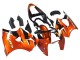 Carénages Moto Kawasaki ZX6R 2000-2002 - Orange Noir
