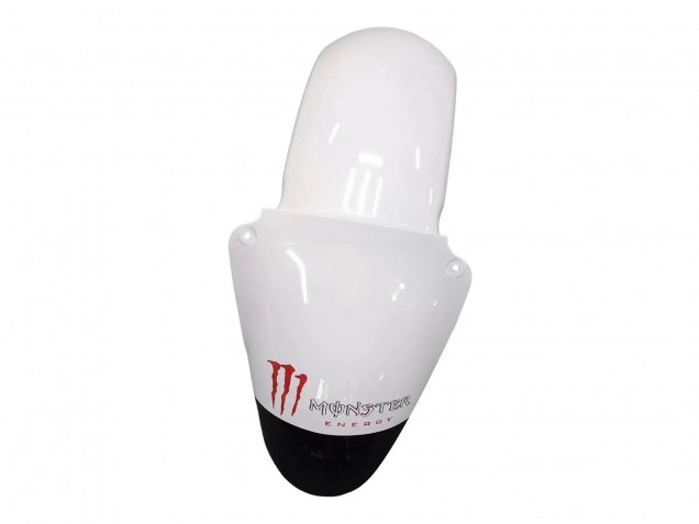 Carénages Moto Kawasaki ZX6R 2000-2002 - Blanc Noir Rouge Monstre