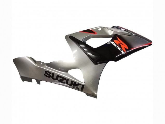 Carénage Moto Suzuki GSXR 1000 2005-2006 - Argent Noir Rouge