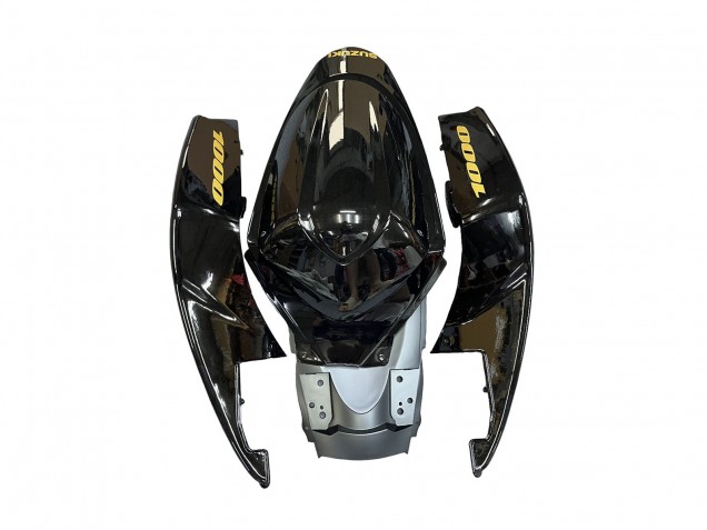 Carénages Moto Suzuki GSXR 1000 2005-2006 - Noir Brillant Or Décalque