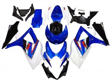 Carénages Moto Suzuki GSXR 1000 2007-2008 - Blanc Bleu Noir Rouge