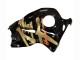 Carénages Moto Suzuki GSXR 1300 Hayabusa 1996-2007 - Noir Brillant Or Hayabusa