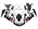Carénages Moto Suzuki GSXR 600 / GSXR 750 1996-2000 - Noir Blanc