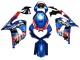 Carénages Moto Suzuki GSXR 600 / GSXR 750 2001-2003 - Bleu Rouge Courses