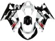 Carénages Moto Suzuki GSXR 600 / GSXR 750 2001-2003 - Blanc Noir Brillant Rouge