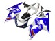 Carénage Moto Suzuki GSXR 600 / GSXR 750 2001-2003 - Blanc Bleu Noir Brillant Rouge