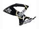 Carénages Moto Suzuki GSXR 600 / GSXR 750 2006-2007 - Noir Brillant Blanc Motul Lucky Strike