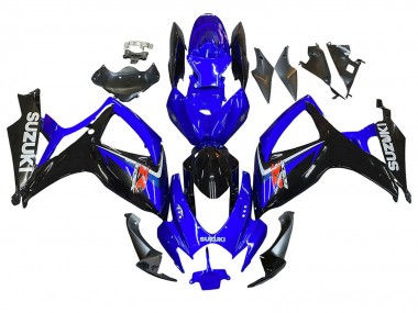 Carénages Moto Suzuki GSXR 600 / GSXR 750 2006-2007 - Bleu Noir Rouge