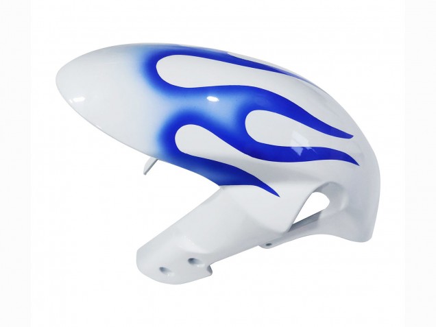 Carénages Moto Suzuki GSXR 600 / GSXR 750 2006-2007 - Blanc Bleu Flamme