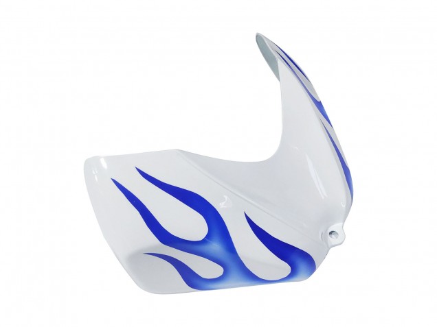 Carénages Moto Suzuki GSXR 600 / GSXR 750 2006-2007 - Blanc Bleu Flamme
