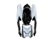 Carénage Moto Suzuki GSXR 600 / GSXR 750 2008-2010 - Blanc Noir