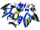 Carénages Moto Suzuki GSXR 600 / GSXR 750 2008-2010 - Bleu Fluorescent Vert Requin