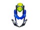 Carénages Moto Suzuki GSXR 600 / GSXR 750 2011-2024 - Bleu Jaune