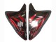 Carénages Moto Suzuki GSXR 600 / GSXR 750 2011-2024 - Noir Brillant Rouge Flamme