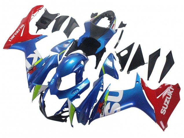 Carénages Moto Suzuki GSXR 600 / GSXR 750 2011-2024 - Bleu Rouge