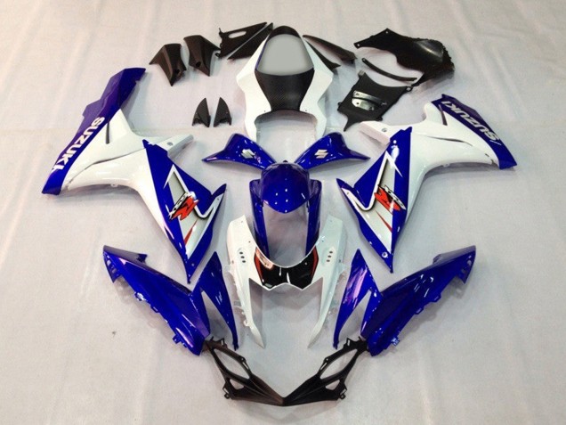Carénages Moto Suzuki GSXR 600 / GSXR 750 2011-2024 - Bleu Blanc