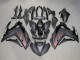 Carénages Moto Yamaha YZF R3/R25 2015-2018 - Noir Brillant Noir Mat Rouge