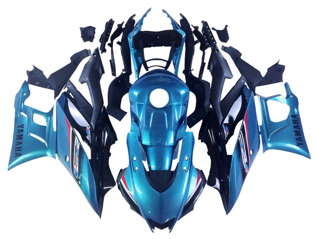 Carénage Moto Yamaha YZF R3/R25 2019-2021 - Bleu Noir