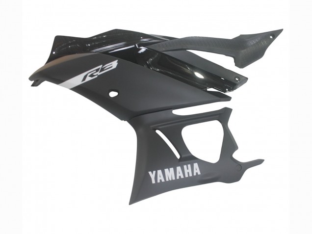 Carénages Moto Yamaha YZF R3/R25 2019-2021 - Noir Mat Argent