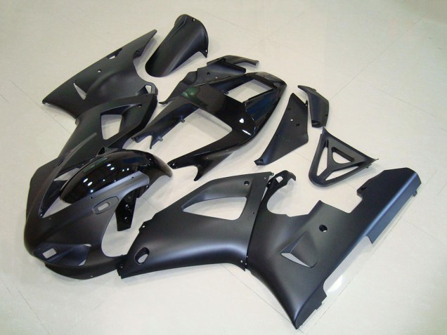 Carénages Moto Yamaha YZF R1 1998-1999 - Noir Mat Noir Brillant