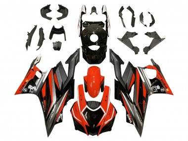 Carénages Moto Yamaha YZF R3/R25 2019-2021 - Rouge Gris Noir ENEOS