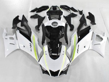 Carénages Moto Yamaha YZF R3/R25 2019-2021 - Blanc Vert Noir