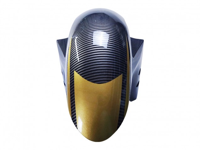 Carénages Moto Yamaha YZF R3/R25 2022-2024 - Noir Fibre de Carbone Style Or Rouge ABBOT