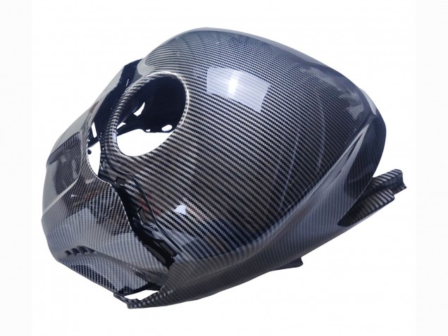 Carénages Moto Yamaha YZF R3/R25 2022-2024 - Noir Fibre de Carbone Style Or Rouge ABBOT