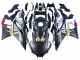 Carénages Moto Yamaha YZF R3/R25 2022-2024 - Noir Fibre de Carbone Style Or Rouge ABBOT