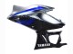 Carénages Moto Yamaha YZF R3/R25 2022-2024 - Marbre Noir Argent Bleu Fibre de Carbone Forgée Style