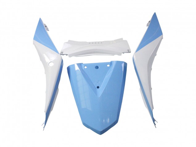 Carénages Moto Yamaha YZF R3/R25 2022-2024 - Blanc Bleu Clair