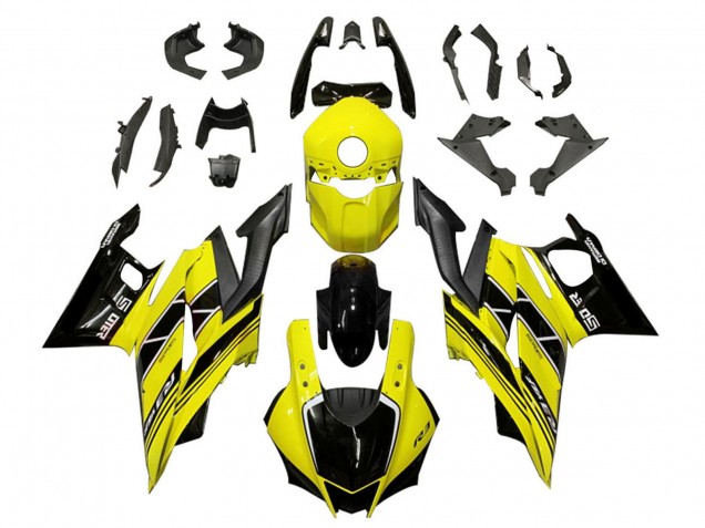 Carénages Moto Yamaha YZF R3/R25 2022-2024 - Jaune Noir