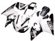 Carénages Moto Yamaha YZF 1000 R1 1998-1999 - Blanc Noir Brillant