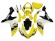 Carénage Moto Yamaha YZF 1000 R1 2007-2008 - Jaune Blanc Noir