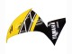 Kits Carénage Moto Yamaha YZF 1000 R1 2009-2011 - Jaune Blanc Noir Bande