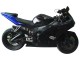 Carénages Moto Yamaha YZF R6S 2006-2009 - Bleu Noir Mat