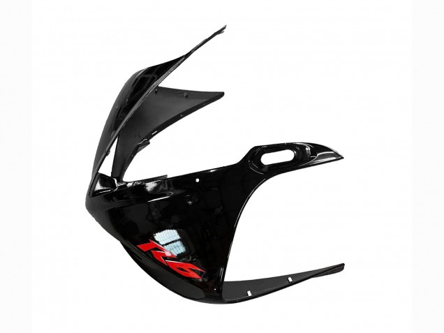Carénages Moto Yamaha YZF R6S 2006-2009 - Noir Brillant Rouge