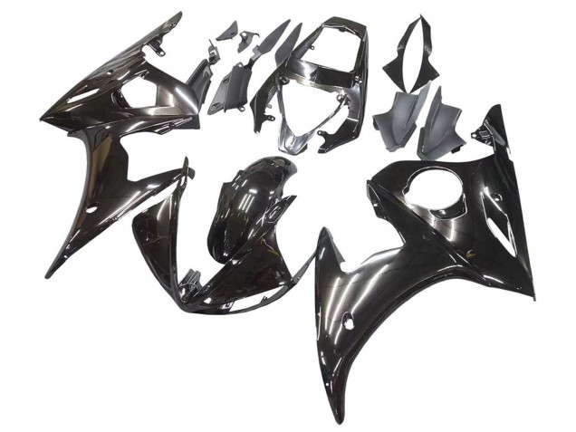 Carénages Moto Yamaha YZF R6S 2006-2009 - Noir Brillant
