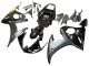 Carénages Moto Yamaha YZF R6S 2006-2009 - Noir Brillant Noir Mat Or Caméléon