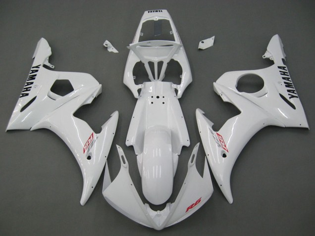 Carénages Moto Yamaha YZF R6S 2006-2009 - Blanc