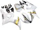 Carénages Moto Yamaha YZF R6S 2006-2009 - Blanc Or